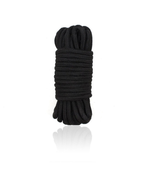Corde bondage noir 10 mètres - 362410011